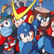 Mega Man and the robot masters appear on the Japanese box art for Mega Man 2.